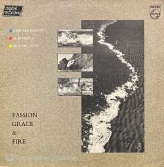 John McLaughlin Al Di Meola Paco De Lucia Passion Grade & Fire LP Plak
