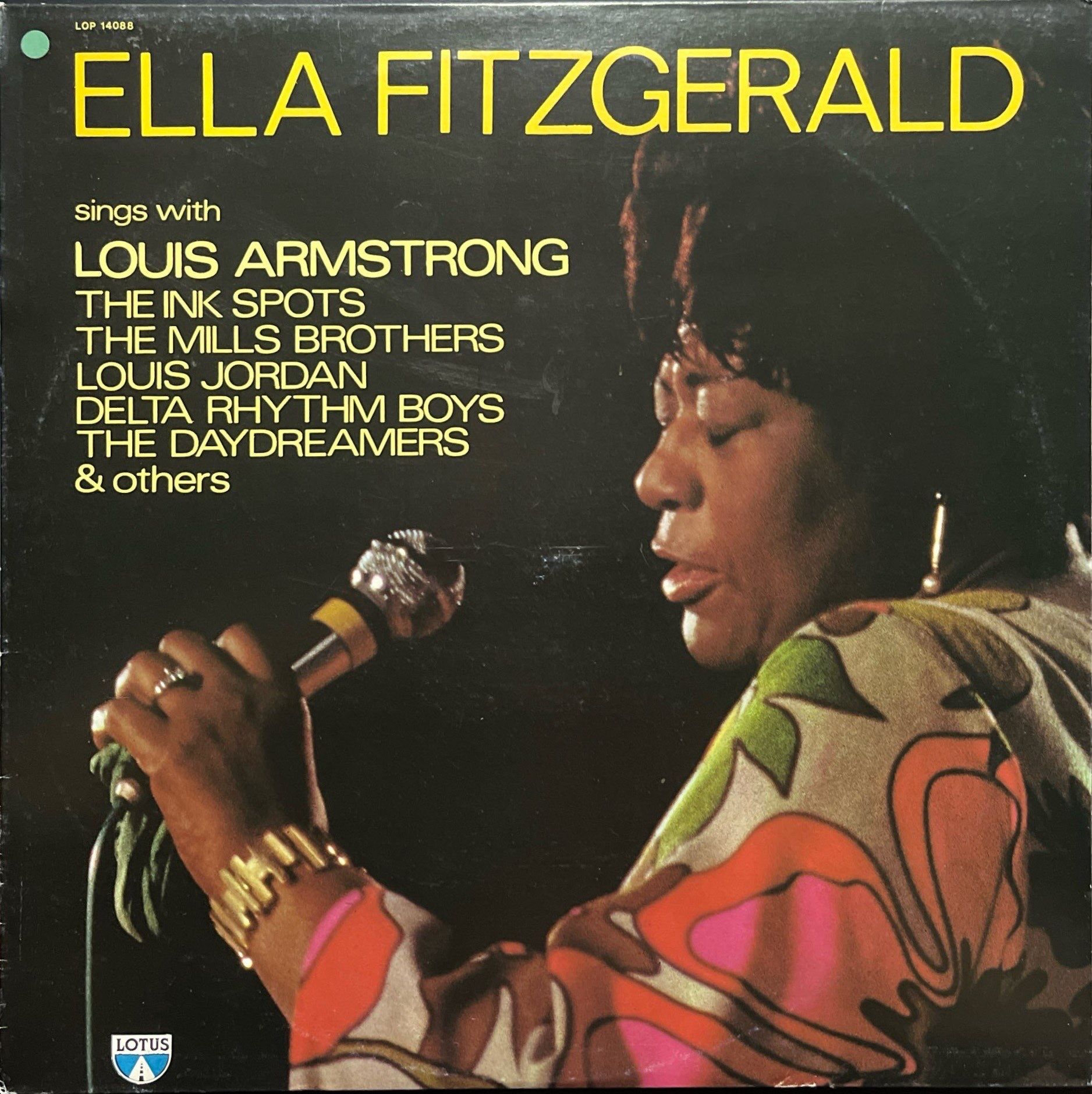 Ella Fitzgerald Sing With Louis Armstrong LP Plak