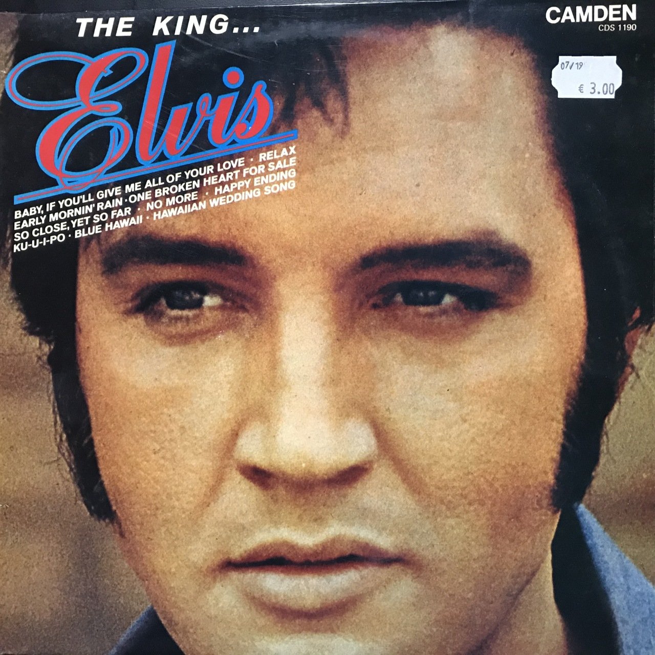 Elvis Presley The King Elvis LP Plak