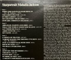 Mahalia Jackson Starportrait Double LP Plak