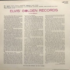 Elvis Presley Elvis Golden Records Volume 1 LP Plak