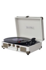 Record Master ST14012 Kum Beyaz Retro Pikap Bluetooth ve Şarj Özellikli Retro Pikap 33, 45, 78 Devir