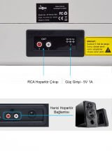*ÜCRETSİZ KARGO Record Master ST14012 Kum Beyaz Retro Pikap Bluetooth ve Şarj Özellikli Retro Pikap 33, 45, 78 Devir