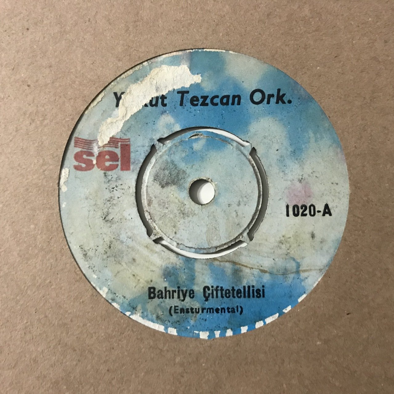 Yılkut Tezcan Bahriye Çiftetellisi Depo Malı 45lik Plak