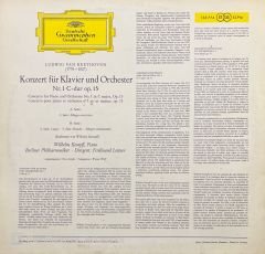 Wilhelm Kempff Beethoven Klavierkonzert Nr.1 C-Dur LP Plak