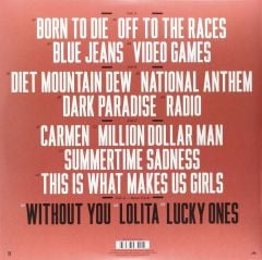 Lana Del Rey Born To Die And Paradise Box Set 2 Albüm Bir Arada LP Plak