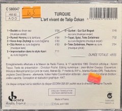 Turquie L'art Vivant De Talip Özkan CD