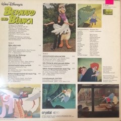 Walt Disney's Bernard Und Bianca LP Plak