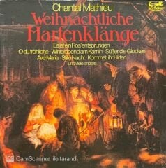 Chantal Mathieu Weihnachtliche Harfenklange LP Plak