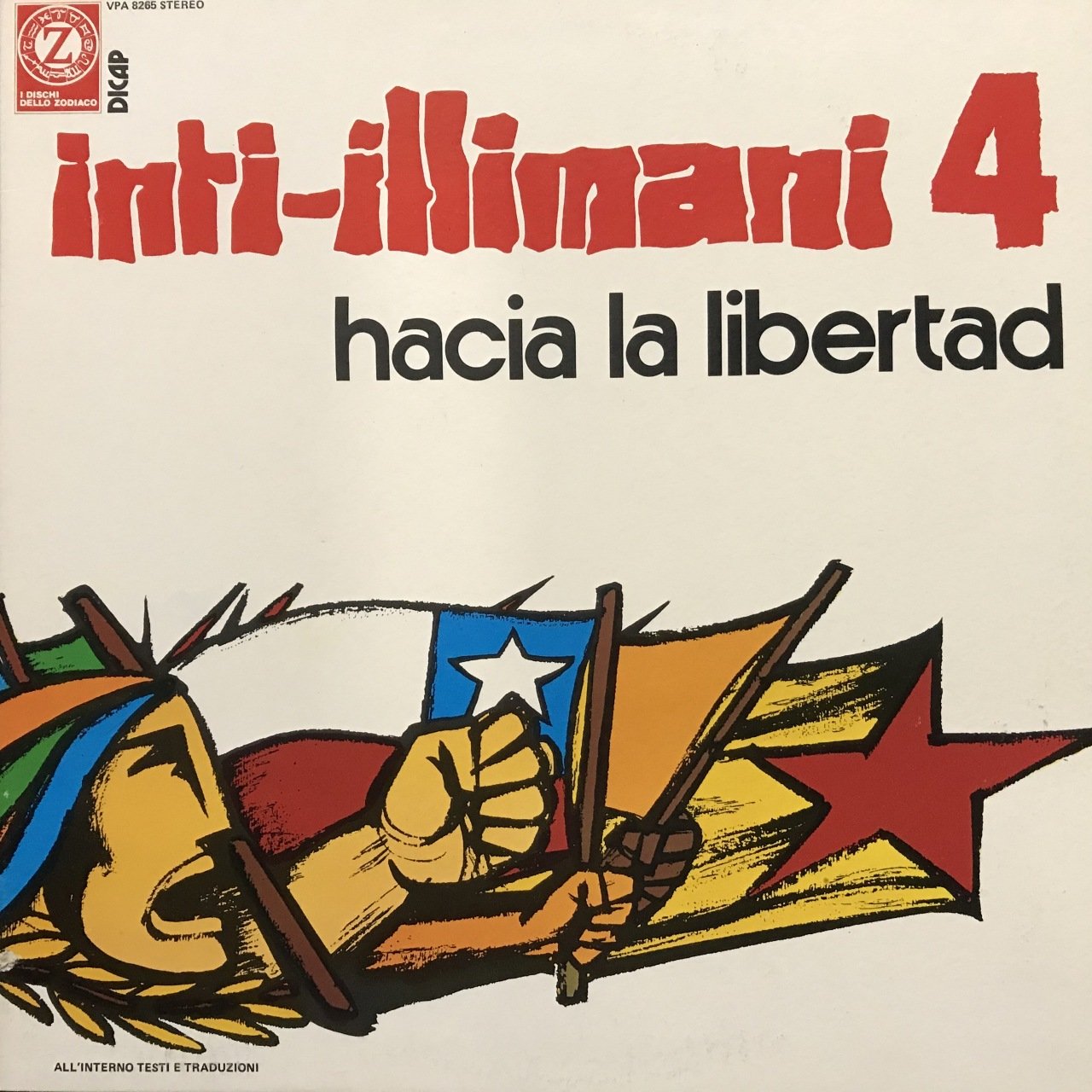 Inti-illimani 4 Hacia La Libertad LP Plak