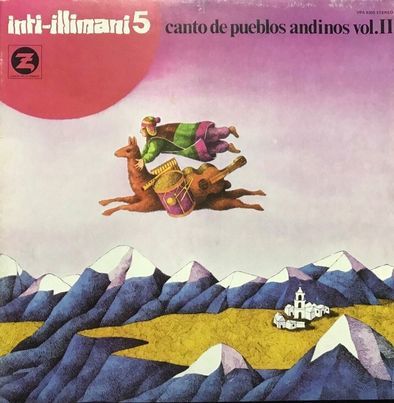 Inti-illimani 5 Canto De Pueblos Andinos Vol. II LP Plak