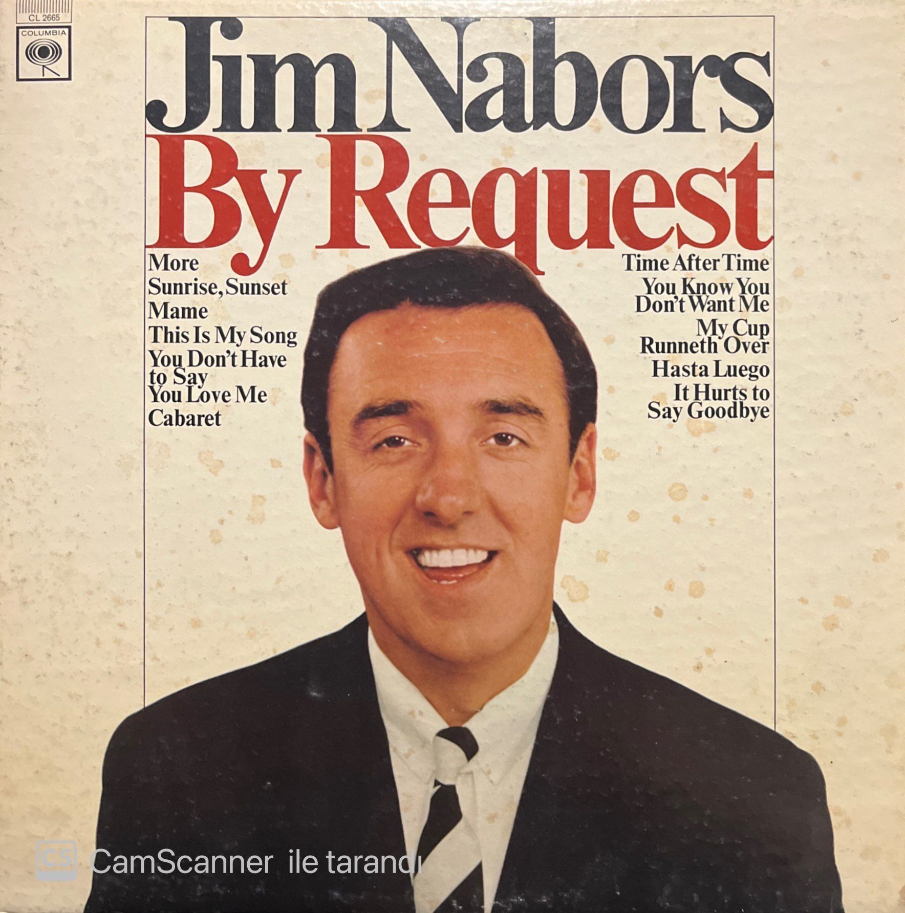 Jim Nabors By Request LP Plak