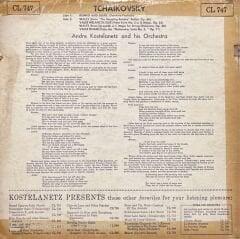 Romeo And Juliet Andre Kostelanetz LP Plak