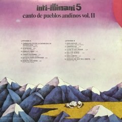 Inti-illimani 5 Canto De Pueblos Andinos Vol. II LP Plak