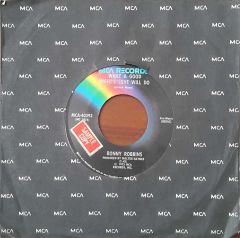Ronny Robbins What A Good Night's LoveWill Do 45lik Plak