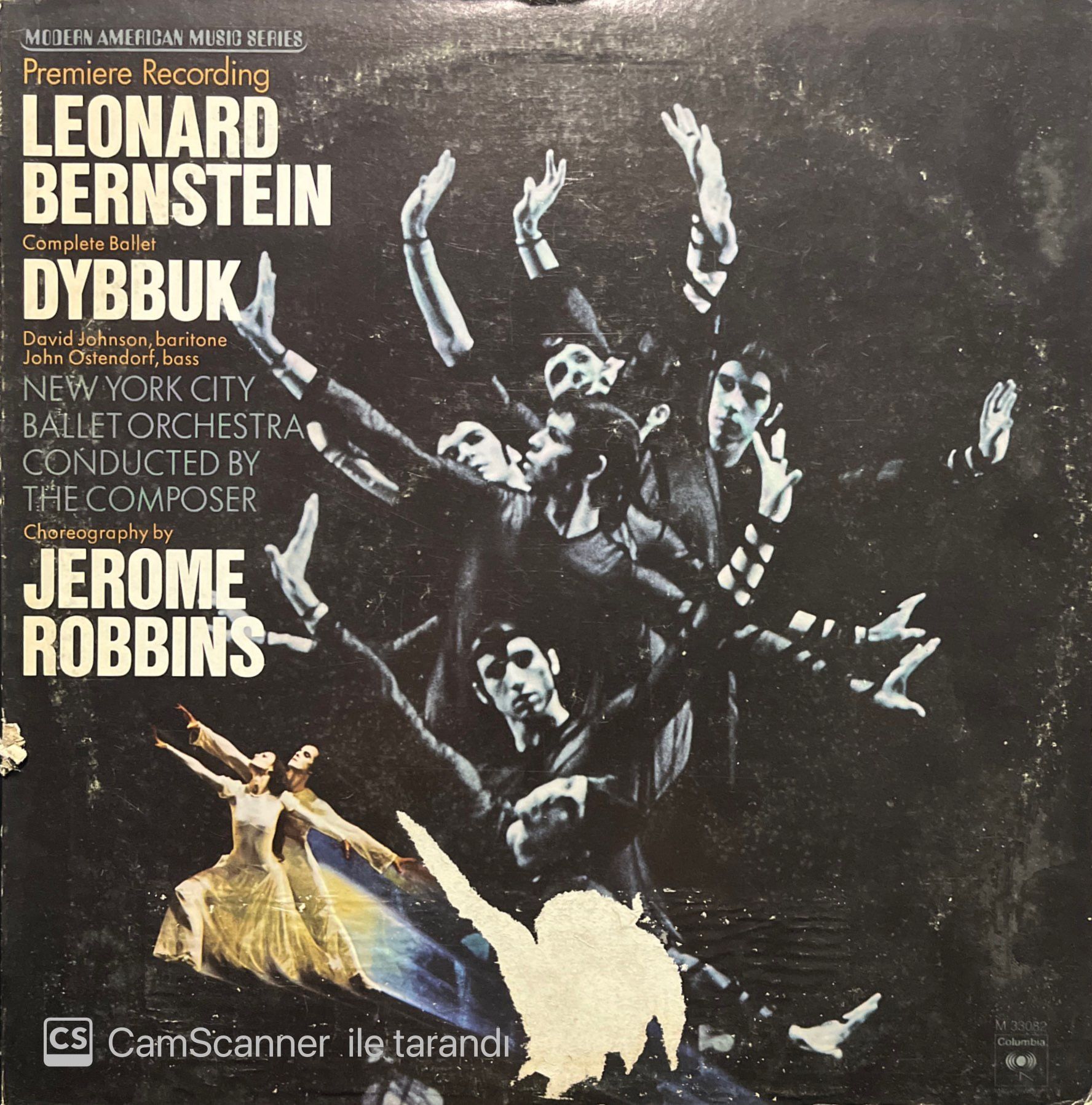 Leonard Bernstein Dybbuk LP Plak