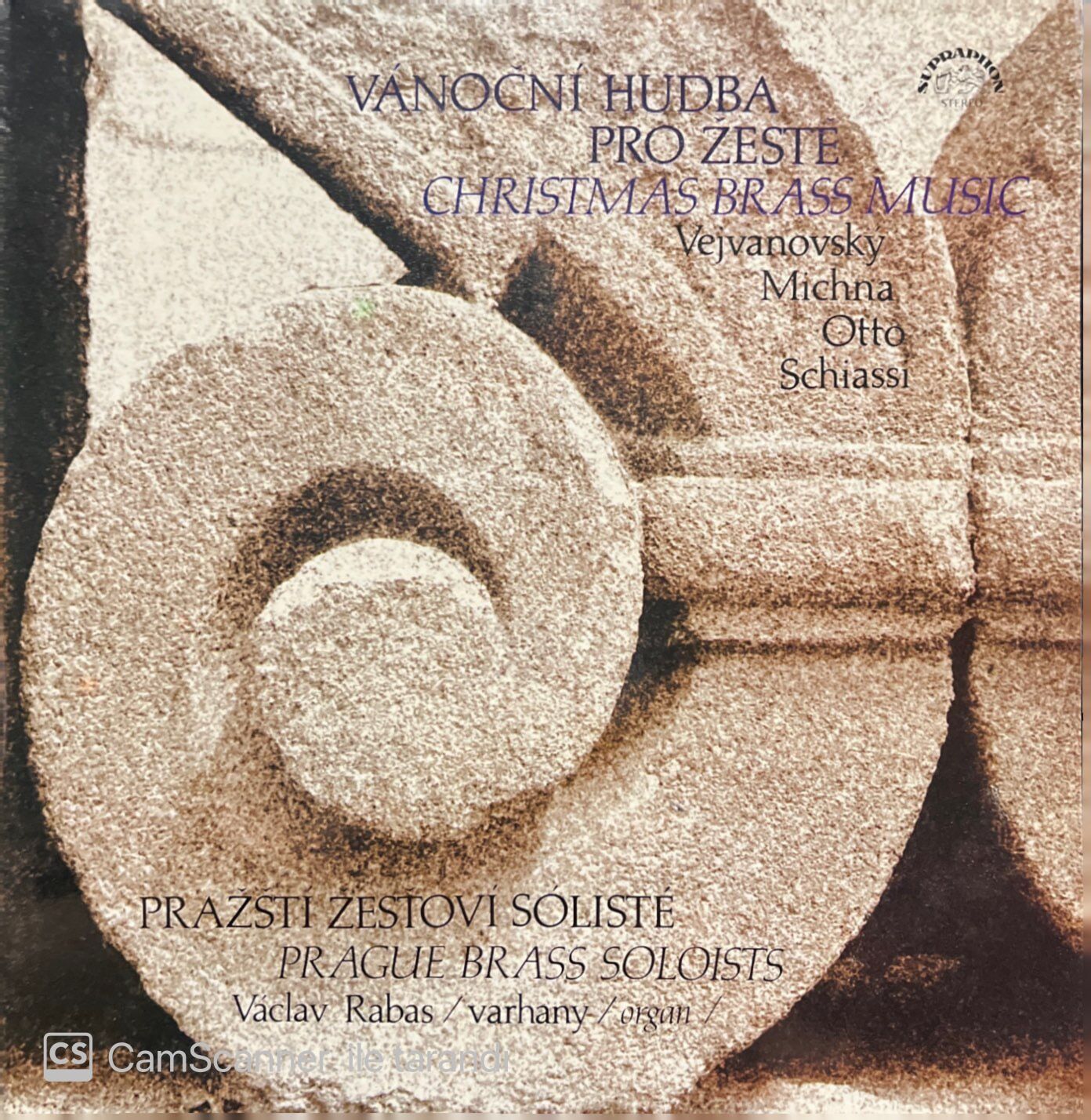 Vanocni Hudba Pro Zeste Christmas Brass Music LP Plak