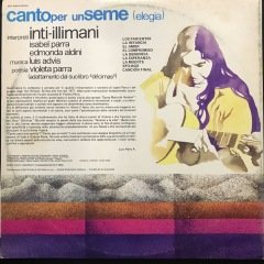 Inti-illimani Cantoper Unseme LP Plak