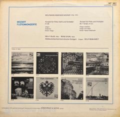 Mozart Konzert Für Flöte LP Plak