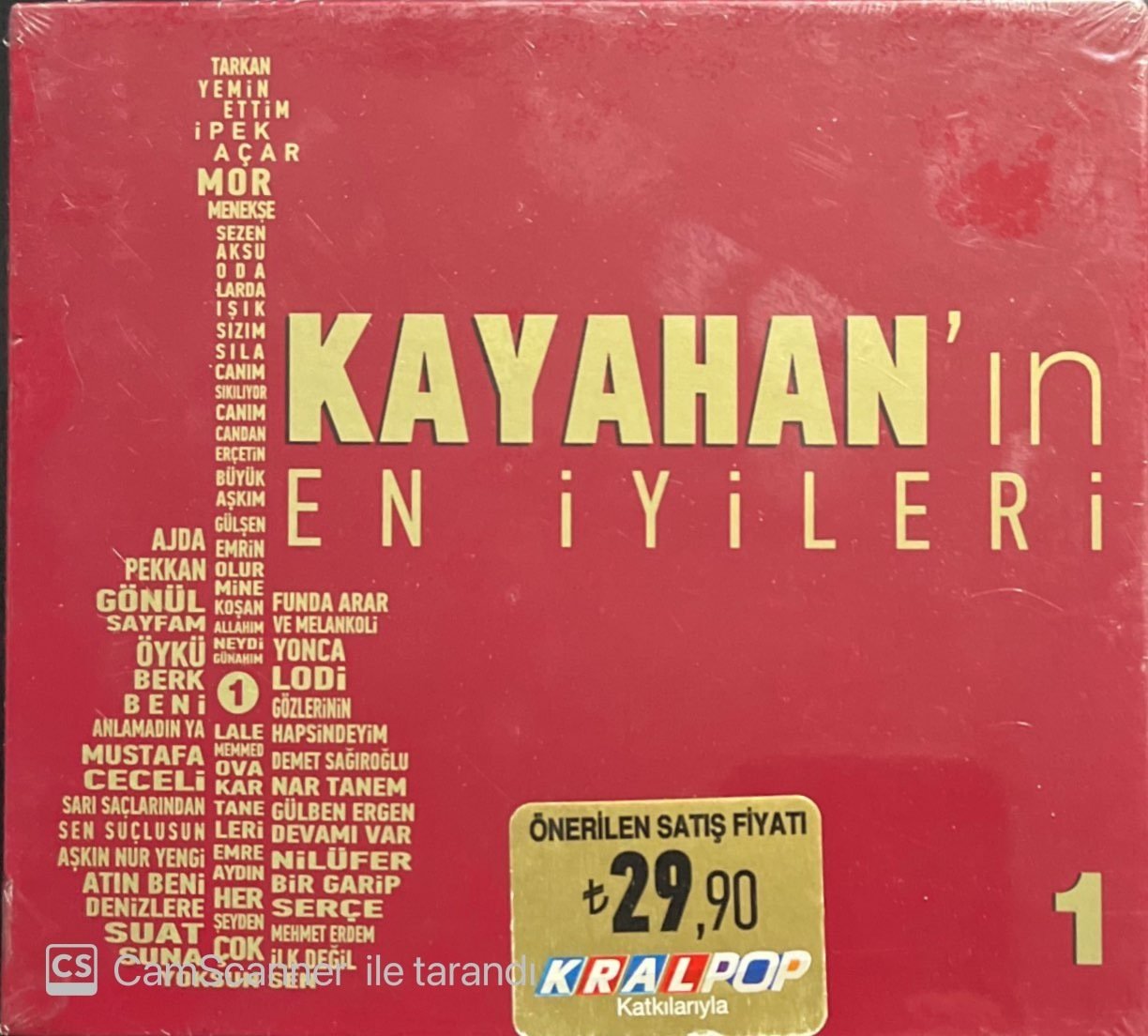 Kayahan En İyileri 1 Açılmamış Jelatininde CD