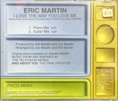 Eric Martin I Love The Way You Love Me Maxi Single CD
