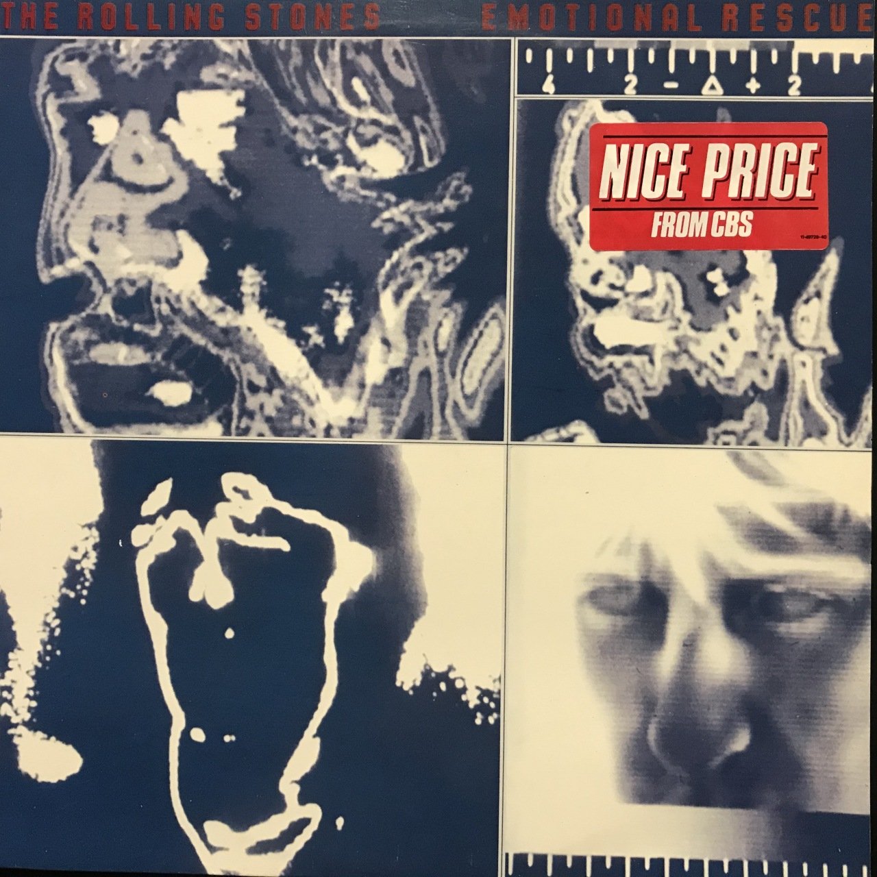 The Rolling Stones Emotional Rescue LP Plak