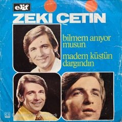 Zeki Çetin Bilmem Anıyor Musun Depo Malı 45lik Plak