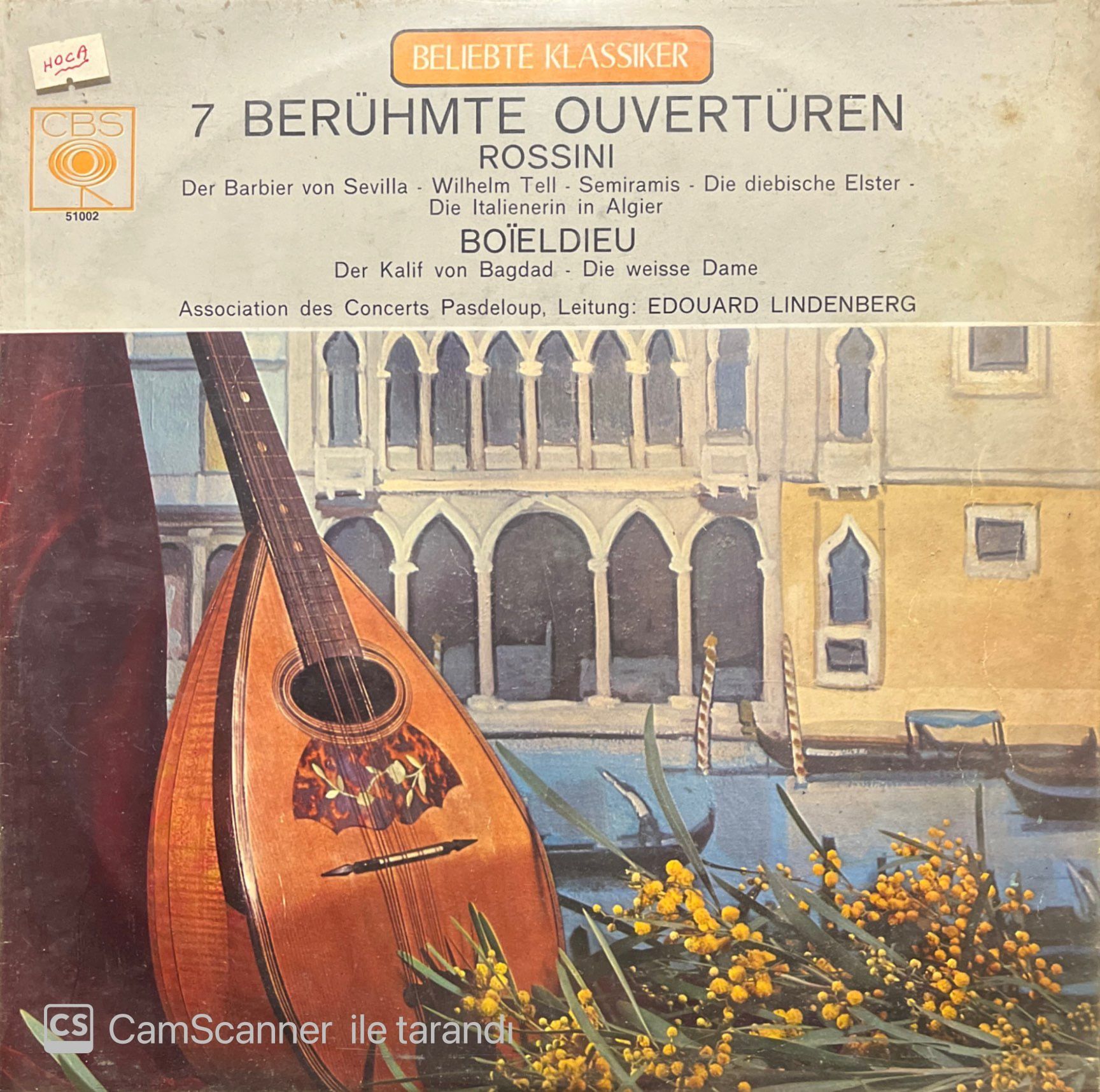 7 Berühmte Ouvertüren LP Plak