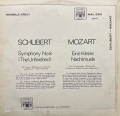 Mozart Eine Kleine Nachtmusik LP Plak