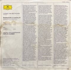 Beethoven Symphonie Nr.5 LP Plak