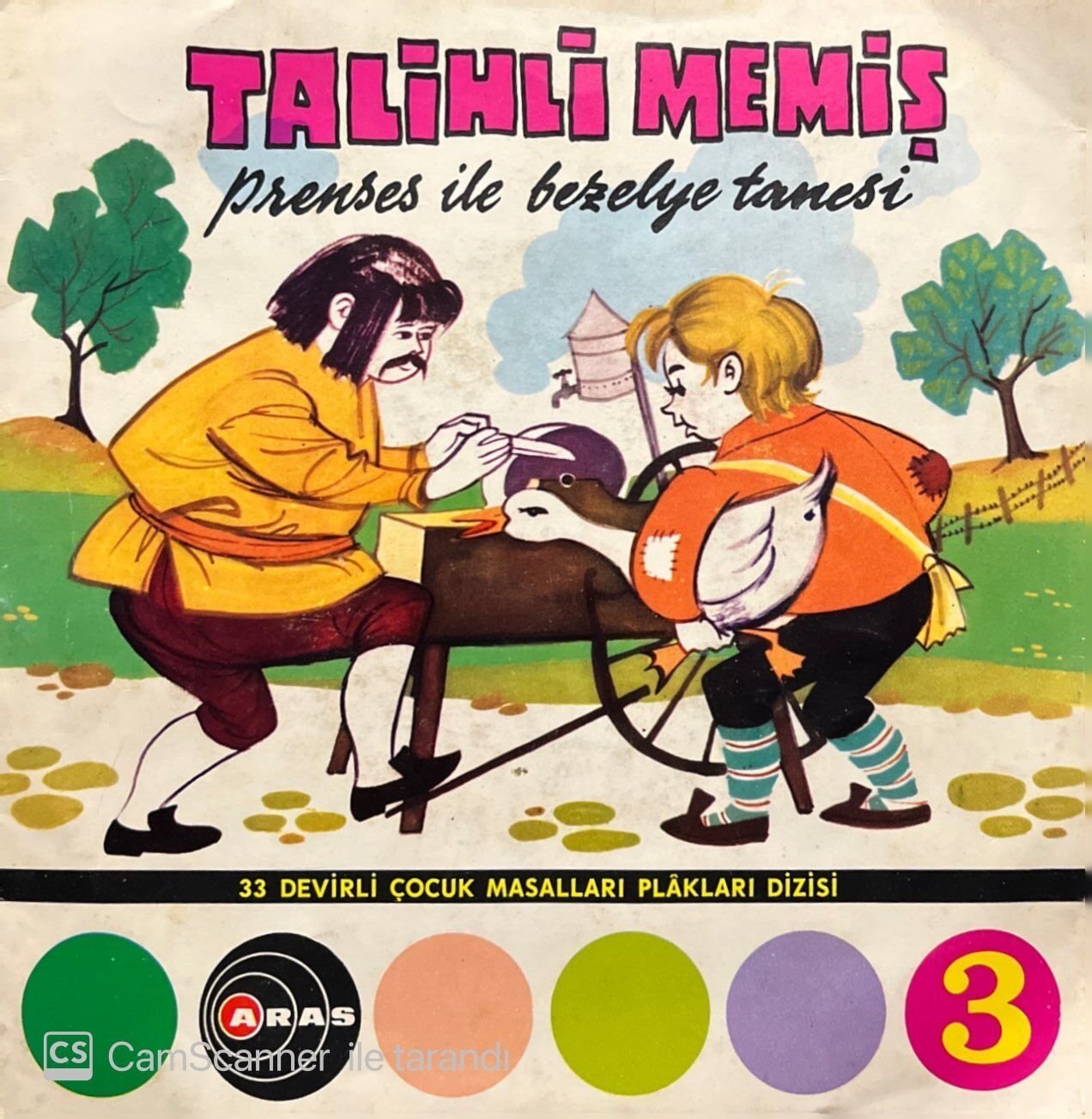 Çocuk Masalları Talihli Memiş 45lik Plak