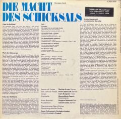 Guiseppe Verdi Die Macht Des Schicksals LP Plak