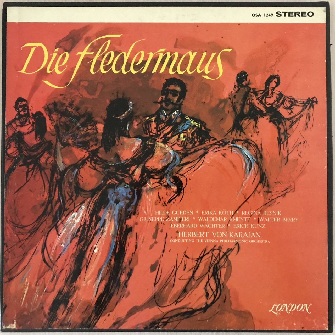 Die Fledermaus 2 LP Klasik Box Set Plak