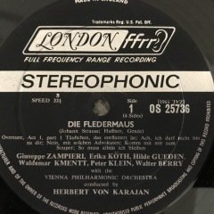 Die Fledermaus 2 LP Klasik Box Set Plak