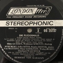 Die Fledermaus 2 LP Klasik Box Set Plak