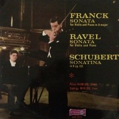 Franck Sonata Ravel Sonata Schubert Sonata LP Plak
