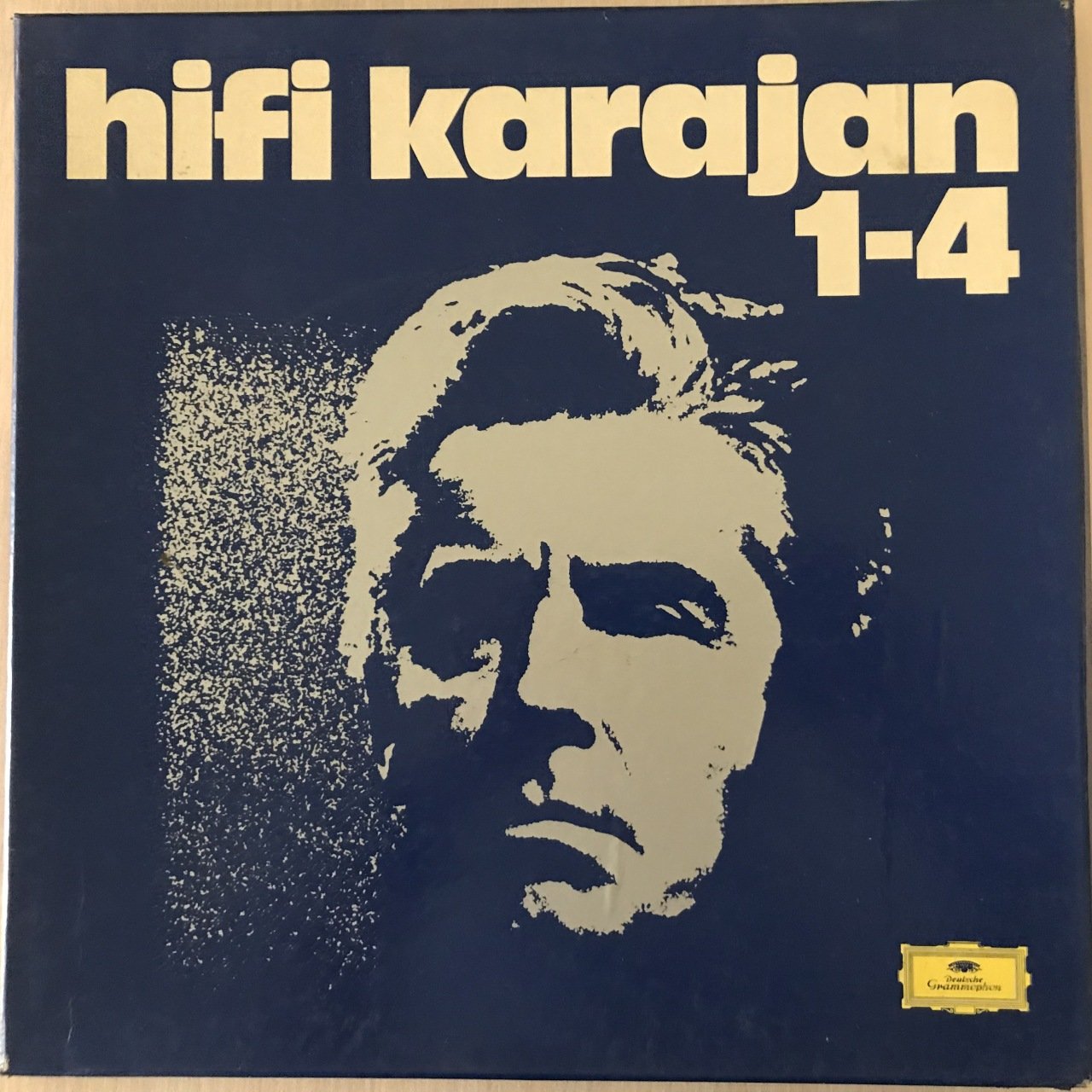 Hifi Karajan 1-4 Deutsche Grammophon LP 4 LP Klasik Box Set Plak