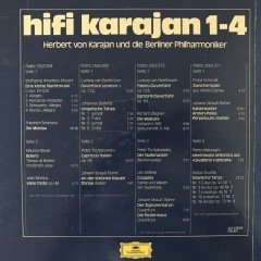 Hifi Karajan 1-4 Deutsche Grammophon LP 4 LP Klasik Box Set Plak