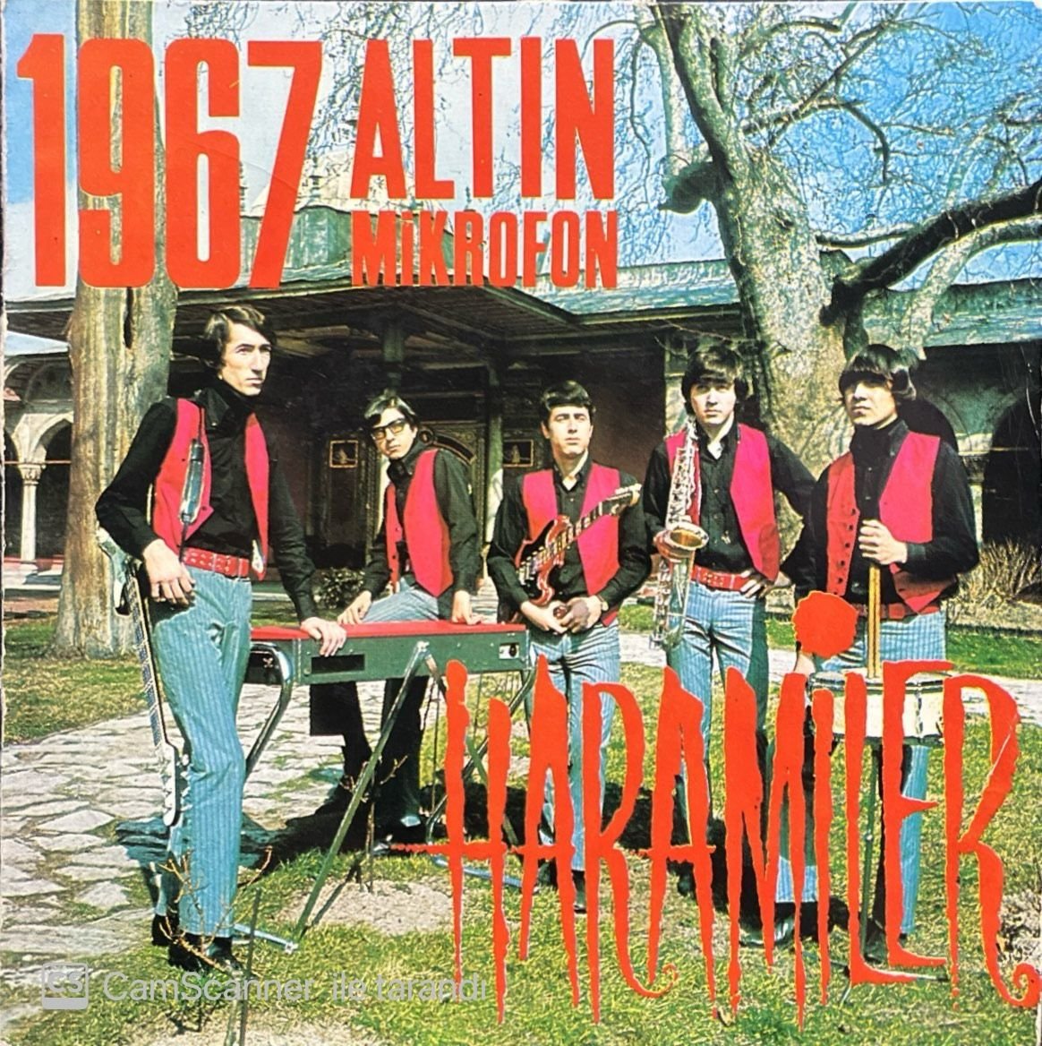 1967 Altın Mikrofon Haramiler Adanalı 45lik Plak