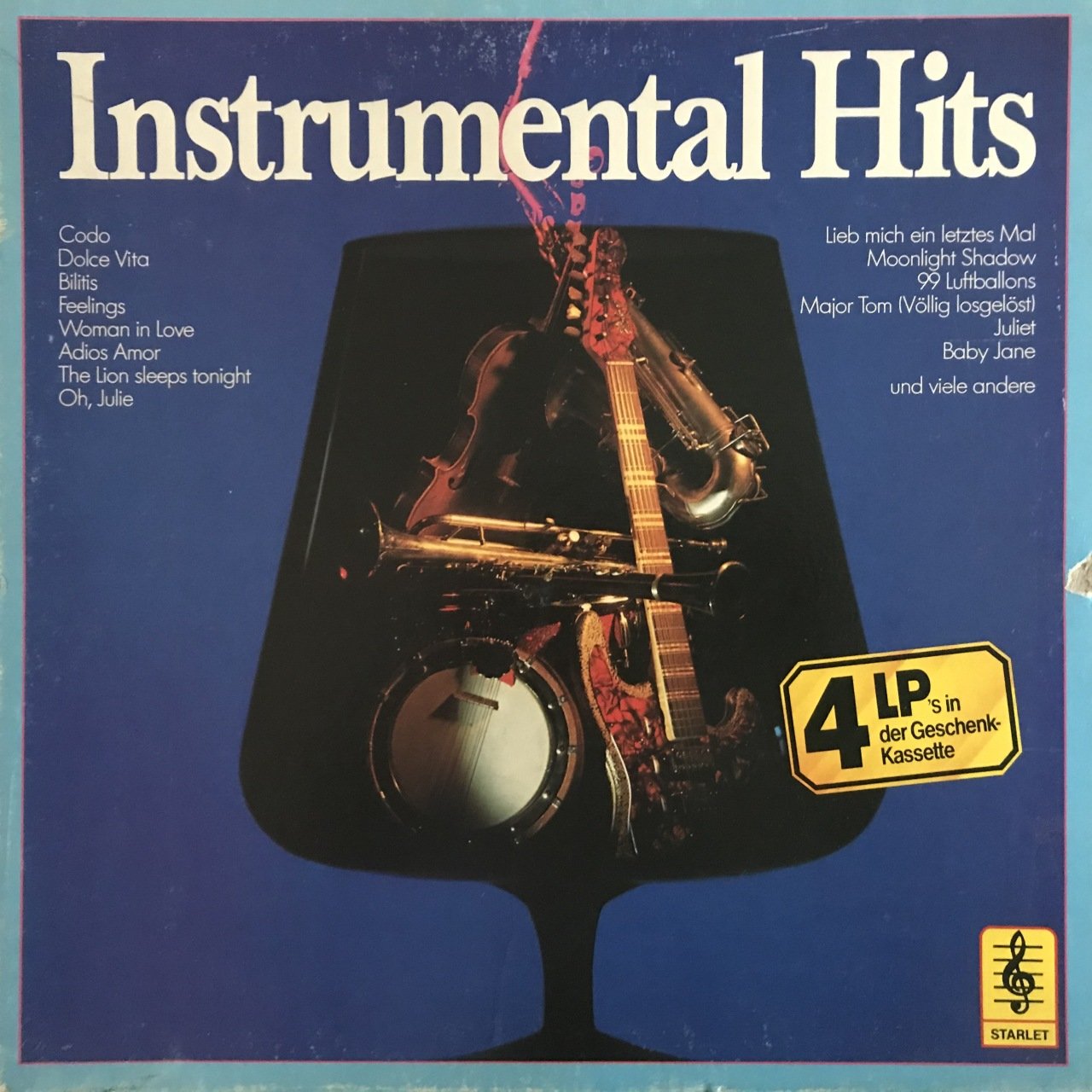 Instrumental Hits 4 LP Box Set Plak