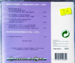Rimisky korssakoff Khatschaturian  CD