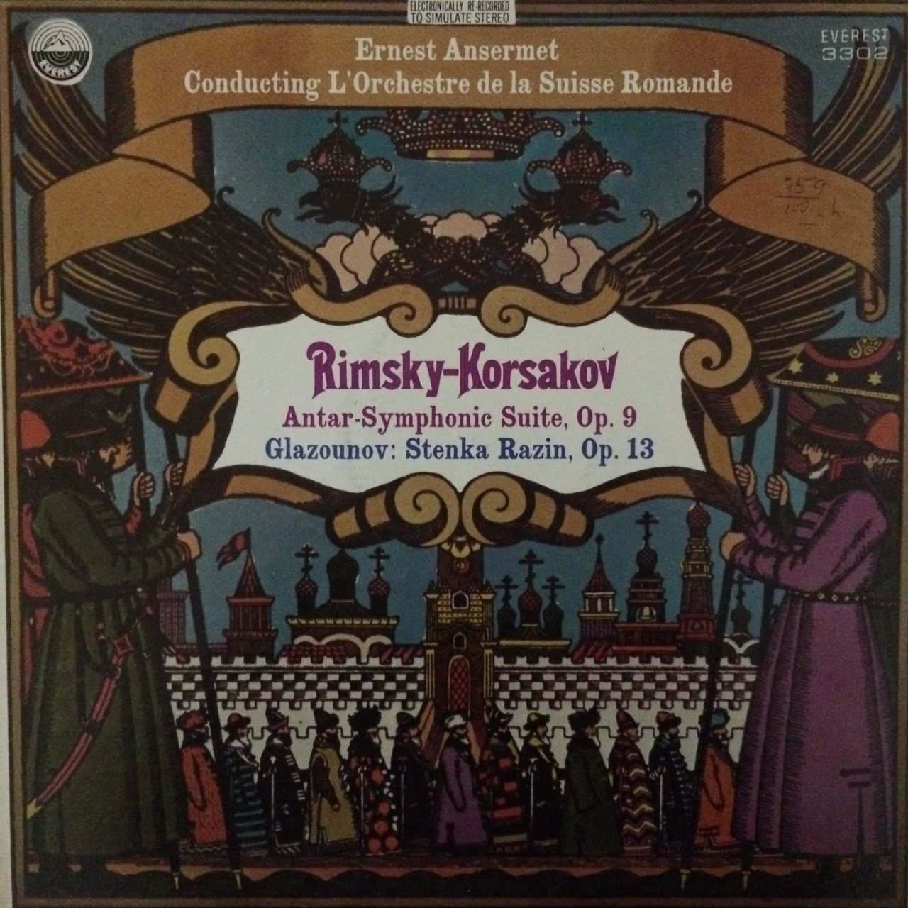 Rimsky Korsakov Antar Symphonic Suite Op.9 LP Plak