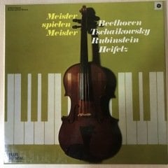 Beethoven Tschaikowsky Rubinstein Heifetz 4 LP Klasik Box Set Plak