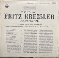 Fritz Kreisler The Young Violin Recital LP Plak
