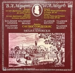 W. A. Mozart Concerto For Three Pianos LP Plak