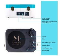 Music Public Kingdom TT270 Pikap +Bluetooth - Kırmızı *ÜCRETSİZ KARGO