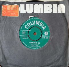 Frank İfield İ Remember You 45lik Plak