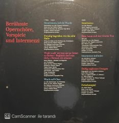 Berühmte Opernchöre Vorspiele Und Intermezzi Double LP Plak