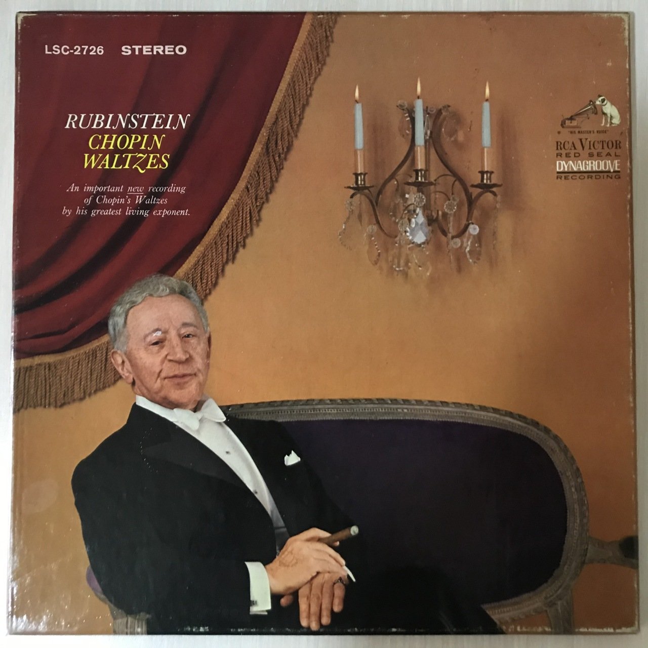 Rubinstein Chopin Waltzes 1 LP Klasik Box Set Plak