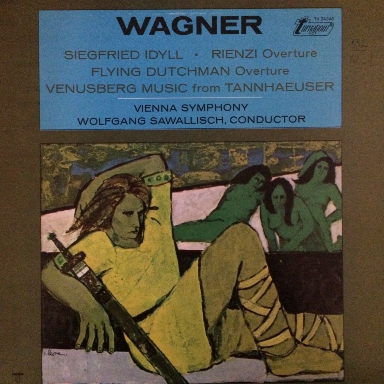 Wagner Vienna Symphony LP Plak